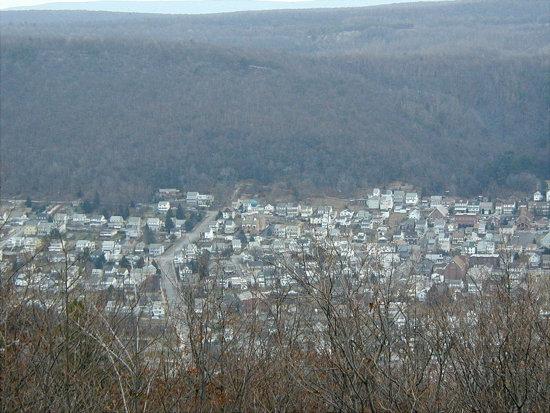 Nesquehoning View from Top of the Hill